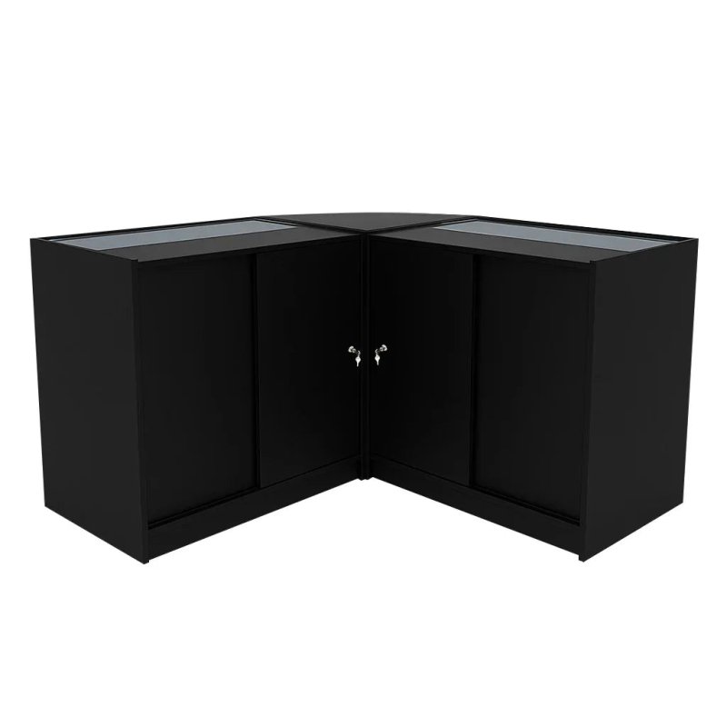 Adonis LED Shop Counter Set B900, C900 & CM60 - Black