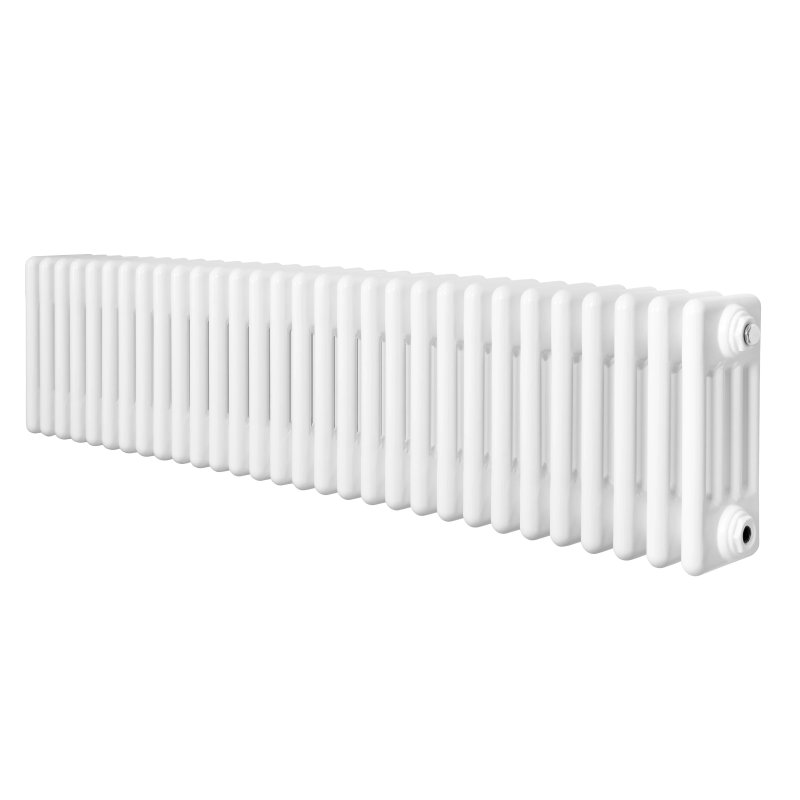 Traditional 4 Column Radiator - 300 x 1370mm - White