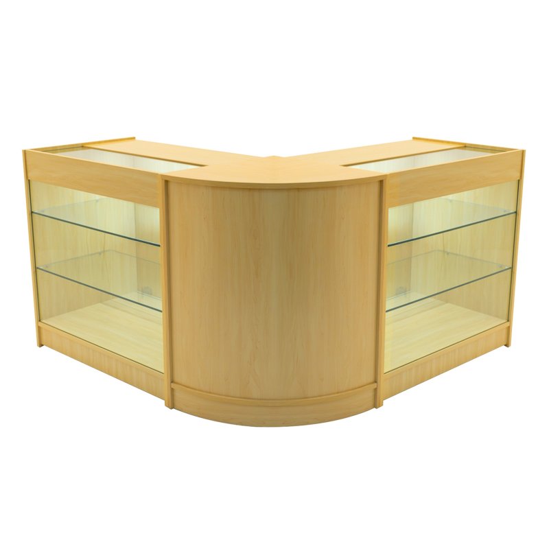 Helios LED Shop Counter Set CM60 & 2 x K900 - Maple