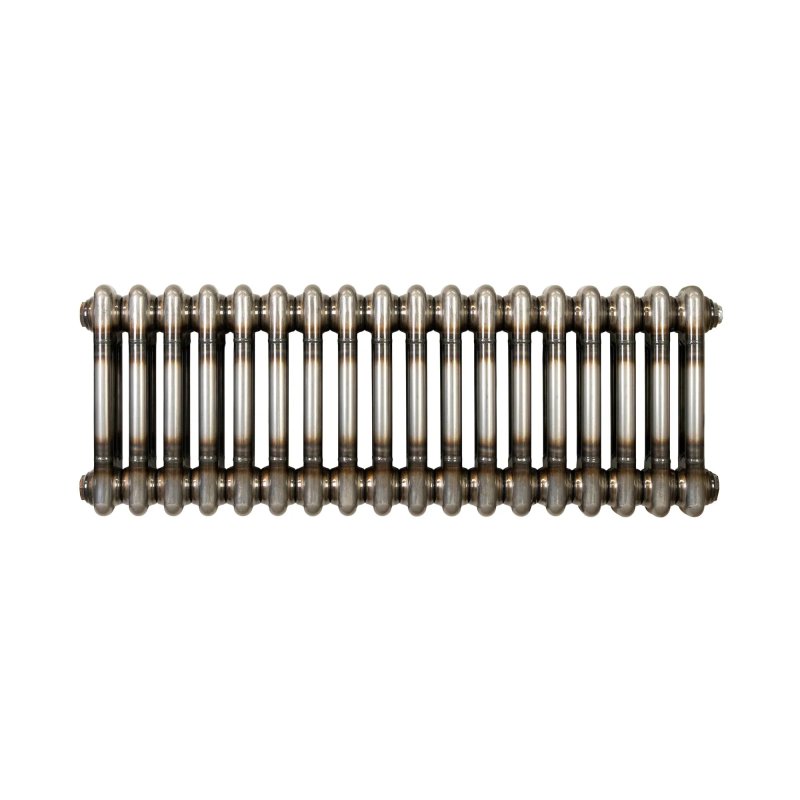 Traditional 2 Column Radiator - 300 x 830mm - Raw Metal