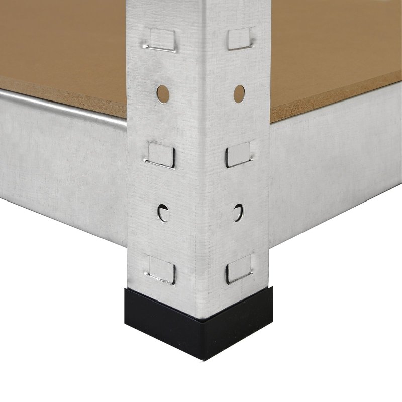 Monster Racking E-rax Shelving cabinet - 90x40x180 cm - Silver - 100% boltless - Load capacity: 200 kg per shelf - metal storage rack