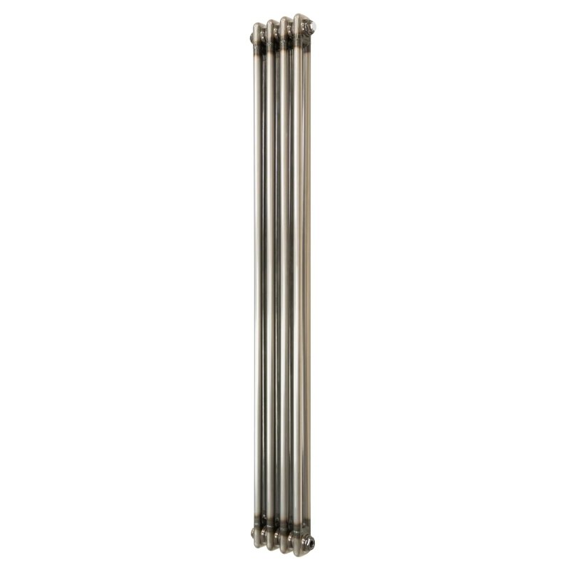 Traditional 2 Column Radiator - 1500 x 200mm - Raw Metal