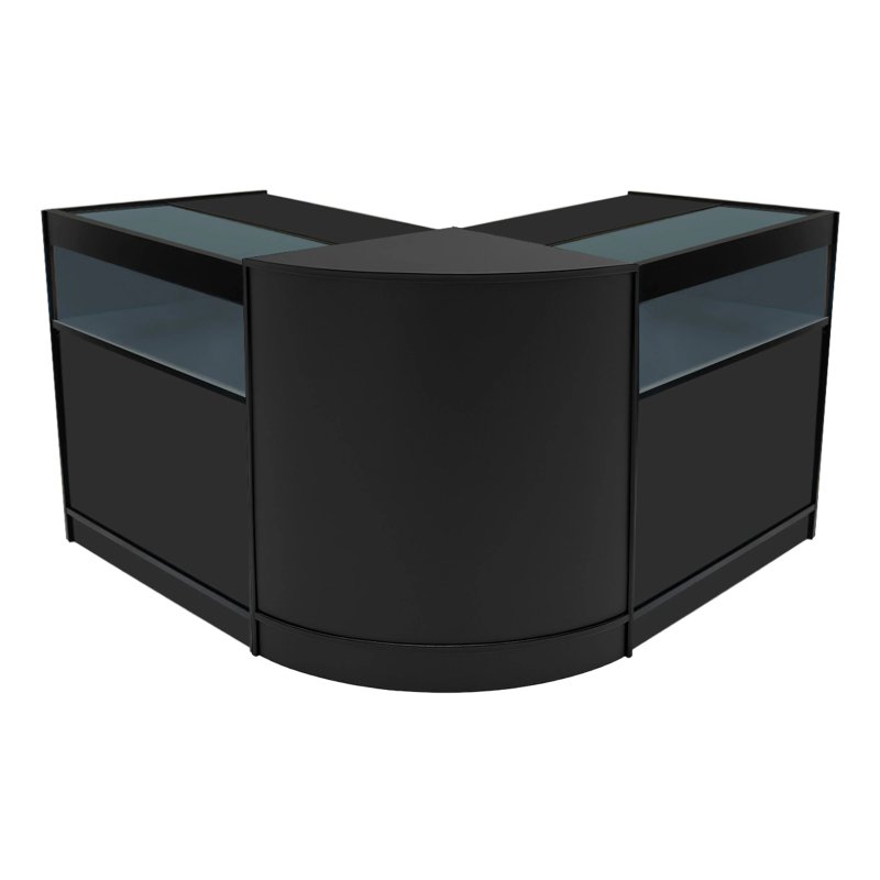 Iris LED Shop Counter Set CM60 & 2 x B900 - Black