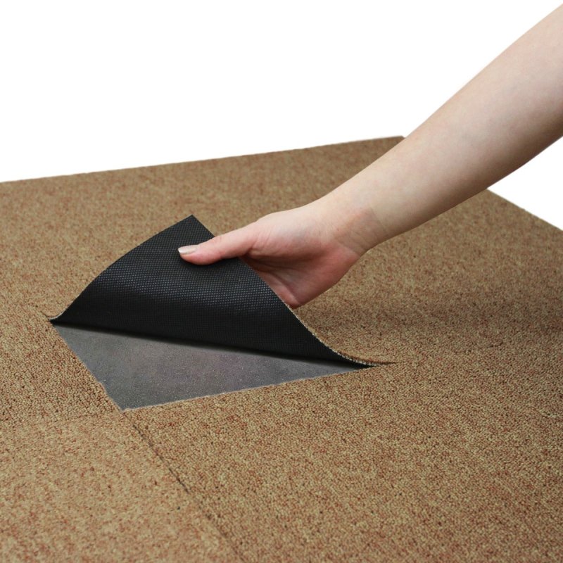 20 x Sand Carpet Tiles 5 Square Metres Commercial Hard Wearing Heavy Duty Domestic Premium Office Home Flooring