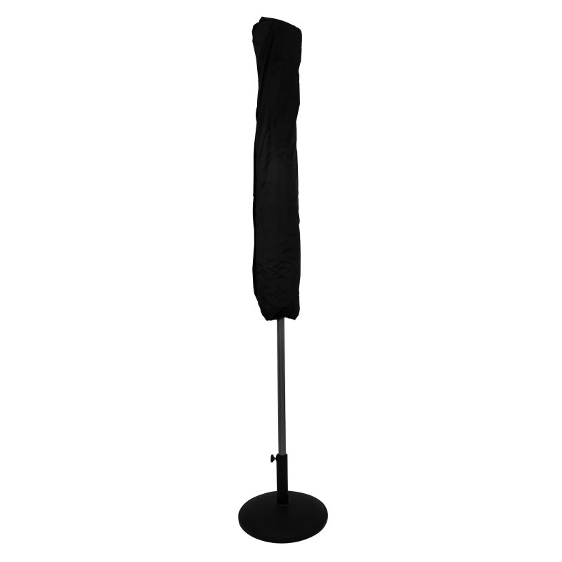 LED Tilt Parasol 2.7m With Tilt Base - Beige