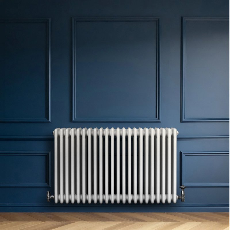 Traditional 4 Column Radiator - 600 x 1010mm - White