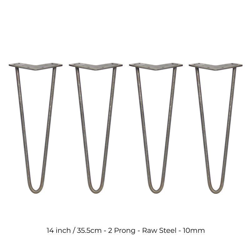 4 x Hairpin Legs / Hair Pin Legs Set SkiSki Legs Furniture Desk Bench Chair Table 14