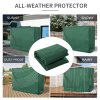 Outsunny Oxford Patio 3-seater Swing Chair Cover Outdoor Garden Furniture Rain Protection Protector Waterproof Anti-UV, 240L x 133W x 185H cm, Green