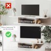 HOMCOM Floating TV Unit Stand for TVs up to 40
