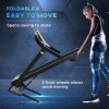 HOMCOM Folding Treadmill, 2.0HP Incline Treadmill Running Machine, 12.8 km/h, with LED Display, Manual Incline, 12 Preset Programs, Drink & Phone Holder for Home Gym Fitness