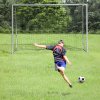 SPORTNOW 10ft x 6.5ft Football Goal, Football Net for Garden, Training Goal with Ground Stakes, Steel Frame