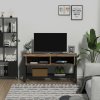 HOMCOM TV Stand Cabinet, Industrial TV Unit for TVs up to 45