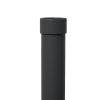 Outsunny 15kg Concrete Parasol Base, Heavy Duty Patio Umbrella Stand with Grip Handle, 46.5cm Round Garden Parasol Holder for 24 to 38mm Poles, Black