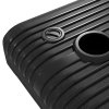 Outsunny 90kg Cantilever Parasol Base with Wheels, Heavy Duty HDPE Plastic Umbrella Stand Weights for Cantilever Banana Parasol with Handle, 70kg Water and 90kg Sand Filled, Black