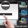 PawHut Aquarium, 13L Glass Fish Tank with Filter, LED Lighting, Water Pump, for Bettas, Guppies, Mini Parrot Fishes, Shrimp, Goldfish, 29 x 20 x 30.5cm