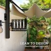 Outsunny 2 x 3(m) Lean To Pergola with Retractable Roof, Wall Mounted Garden Gazebo Outdoor Sun Shade Shelter for Patio, Khaki