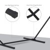 Outsunny 3.6m Extra-long Universal Hammock Stand Metal Frame Garden Camping Picnic Outdoor Patio Replacement - Stand Only