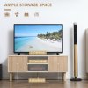 HOMCOM TV Stand Cabinet, TV Unit for TVs up to 50