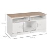 HOMCOM TV Stand Cabinet up to 50