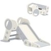 AIYAPLAY Kids Slide Freestanding Toddler Slide Foldable for Indoor Outdoor 1.5-3 Years Old, Grey