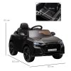 HOMCOM Audi RS Q8 Licensed Electric Car for Kids, 6V Kids