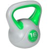 SPORTNOW Kettlebell, 16kg Kettle Bells with Handle for Home Gym Weight Lifting and Strength Training, Green and Grey