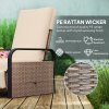 Outsunny Garden Bench Cushion 2 Seater Loveseat Seat Pad for Patio Swing Furniture for Indoor & Outdoor Use, 120 x 50 x 8 cm, Grey