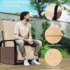 Outsunny Garden Bench Cushion 2 Seater Loveseat Seat Pad for Patio Swing Furniture for Indoor & Outdoor Use, 120 x 50 x 8 cm, Grey