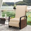 Outsunny Garden Bench Cushion 2 Seater Loveseat Seat Pad for Patio Swing Furniture for Indoor & Outdoor Use, 120 x 50 x 8 cm, Grey