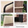 Outsunny Garden Bench Cushion 2 Seater Loveseat Seat Pad for Patio Swing Furniture for Indoor & Outdoor Use, 120 x 50 x 8 cm, Grey