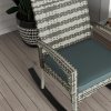 Outsunny PE Rattan Garden Rocking Chair, Outdoor Rocking with Cushion, 160 KG Capacity Wicker Garden Armchair Rocker with Metal Frame for Patio, Porch, Balcony, Light Grey