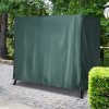Outsunny 3 Seater 600D Oxford Patio Swing Chair Cover Outdoor Garden Furniture Rain Protection Protector Waterproof Anti-UV, 205 x 124 x 164cm, Deep Green