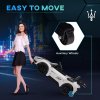 AIYAPLAY Maserati GT2 Licensed 12V Electric Car for Kids, Kids' Electric Ride on with Suspension System, Remote Control, USB, Music, Horn, Lights, Auxiliary Wheels, for Ages 3-5 Years, White