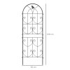 Outsunny Set of 2 Metal Garden Trellis, Decorative Trellis Panels for Climbing Outdoor Plants, Vegetables, Vines, Flowers, 150 x 50 cm, Bird Design