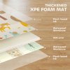 AIYAPLAY Baby Play Mat Double Sided, Foldable & Reversible Activity Playmat, Waterproof Kids Foam Crawling Mat for Outdoor Indoor Playtime Picnics, 196 x 176 x 1.5cm, Animal Theme