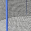 SPORTNOW 10ft Trampoline Net Replacement with 6 Plastic Pole Covers, Weather-Resistant Trampoline Netting Replacement with Zipped Entrance, Poles Not Included, Blue