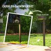 Outsunny Solar Lights Outdoor Garden Stake 8 Pack Pathway Lighting, Solar Stake Lights with Auto On/Off LED, IP44 Waterproof Plastic Outdoor Garden Lighting for Path, Patio and Landscape