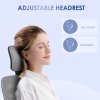 Vinsetto Mesh Office Chair, Ergonomic Computer Desk Chair with Adjustable Headrest, Lumbar Back Support, Armrest, Adjustable Height, Swivel Wheels, Grey
