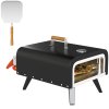 Outsunny Outdoor Tabletop Gas Pizza Oven with 12