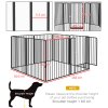 PawHut Heavy Duty Dog Playpen, 8 Panels Dog Pen, 100cm Height Pet Playpen Exercise Pen, with Door, for Small and Medium, Large Dogs