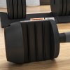 SPORTNOW 20KG Single Adjustable Dumbbell, 4-in-1 Weights with Storage Tray and Non-Slip Handle, Home Gym Fitness Equipment, Black