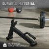 SPORTNOW Barbell Jack, Deadlift Jack with Non-Slip Handle and Plastic Padding, Easy Loading and Unloading 200kg Barbell Plates, for Home Gym, Deadlifting Weight Training