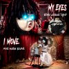 HOMCOM 72cm Animated Halloween Rocking Horse Girl Animatronic, Moving Haunted Doll with Colourful Glowing Eyes, Creepy Rhymes, Sound/Touch Activated, Holiday Prop for Indoor and Covered Outdoor