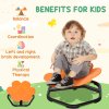 AIYAPLAY Sensory Spinning Chair, Kids Swivel Chair for Coordination, Balance, Orange