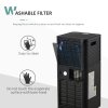 HOMCOM 5000 BTU 4-In-1 Portable Air Conditioner Unit Cooling Dehumidifying Ventilating for Room up to 18m², with Fan, Remote, 24H Timer, Window Mount Kit, R290, A Energy Efficiency