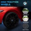 AIYAPLAY BMW M4 Licensed Electric Car for Kids, 12V Kids Electric Ride on with Remote Control, Suspension, Music, Horn, LED Lights, for Ages 3-5 Years, Red