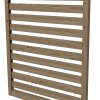 Outsunny Set of 2 Wall Mounted Plant Stand with Trellis, 170cm Wooden Plant Rack with Hanging Planter Shelves and Slatted Trellis for Climbing Plants, for Patio, Balcony, Porch, Natural