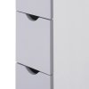 HOMCOM Tall Bathroom Cabinet, Freestanding Bathroom Storage Cabinet with 2-Tier Shelf and Drawers, Narrow Cupboard Storage Unit