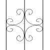 Outsunny Set of 2 Garden Trellis, Metal Trellis for Climbing Plants Support Frames, 50 x 180cm, Arrow Design