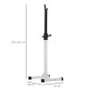 HOMCOM Heavy Duty Weight Stand Barbell Squat Stand Barbell Rack Spotter Gym Fitness Power Rack Holder - Black